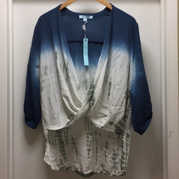 She and Sky Tops - She + Sky Tie Dye Blouse